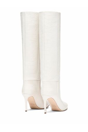 White croc-effect leather boots PARIS TEXAS | PX548XCOCOBONECHINA